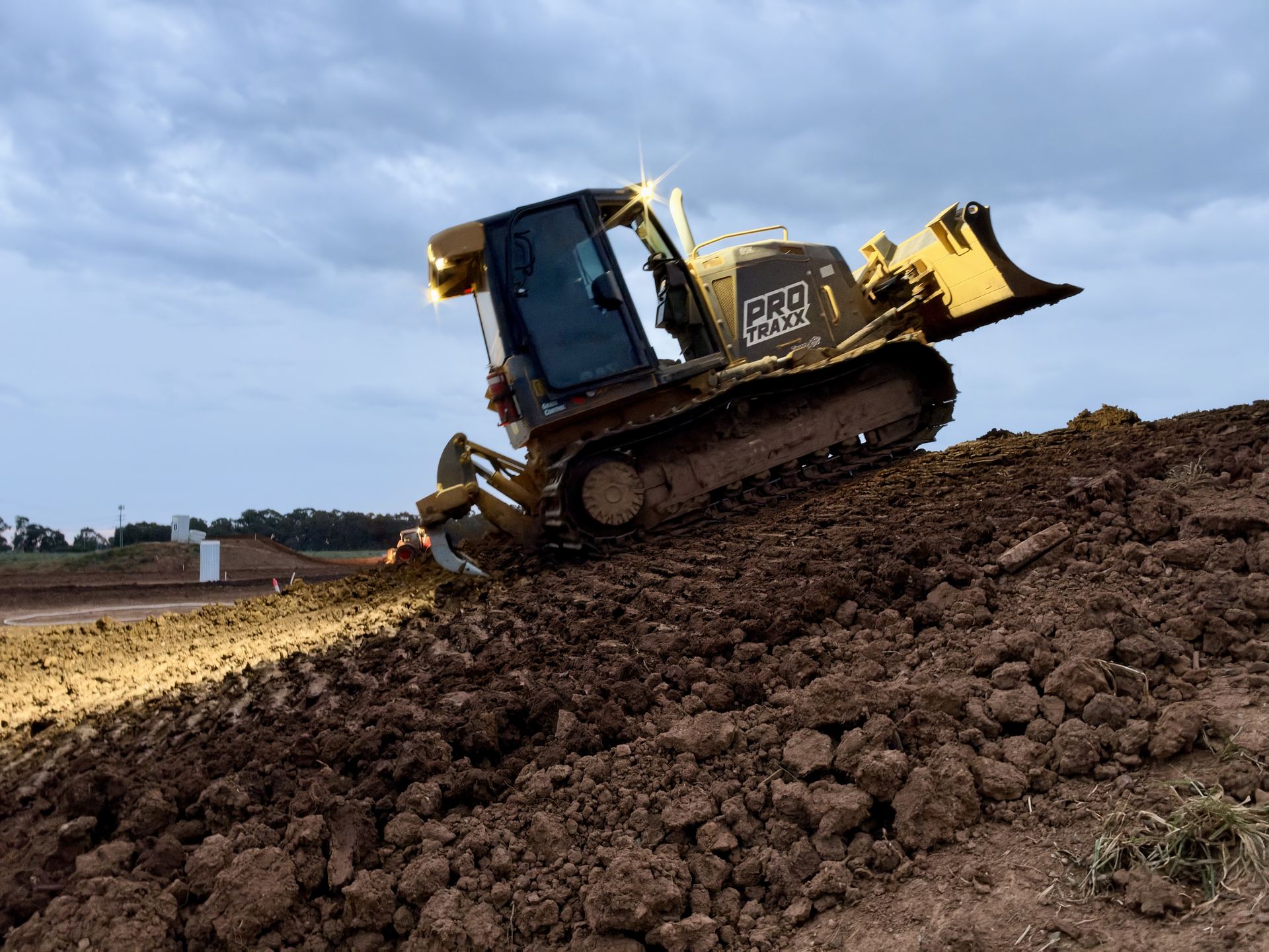 AJMX 2026 – Protraxx dozer preparing the Australian Junior Motocross Championship track in Shepparton