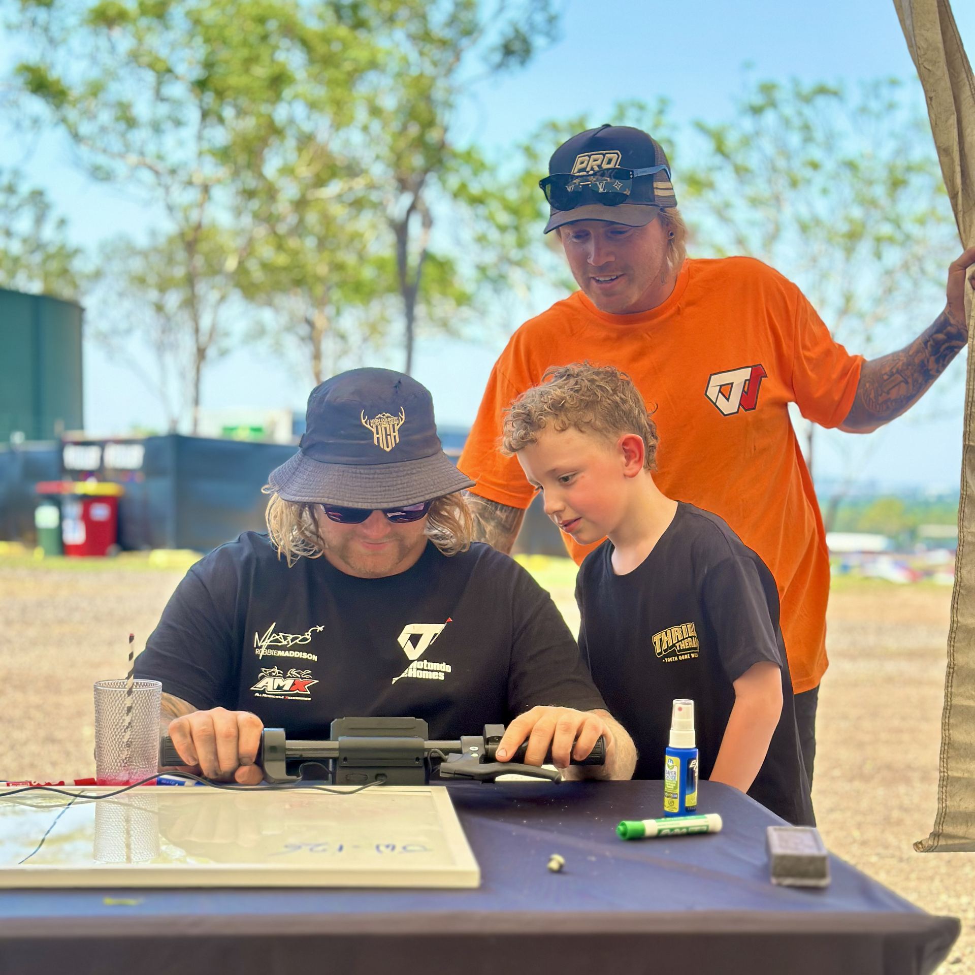 Building a Tiny Tracks model with the Protraxx crew at MXGP Darwin Building a Tiny Tracks model with the Protraxx crew at MXGP Darwin